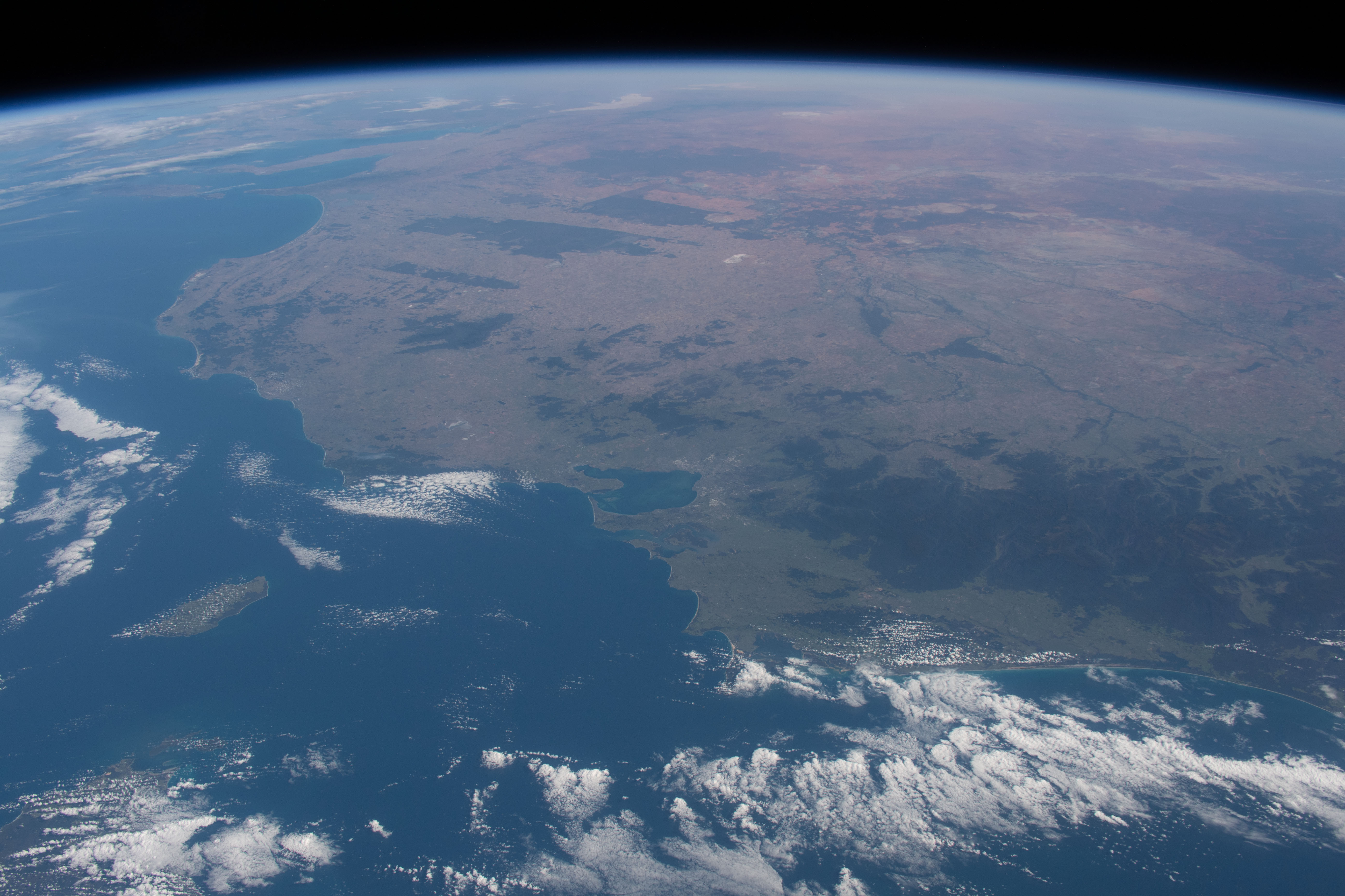 Victoria from the International Space Station